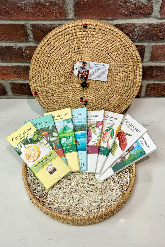 Chocolate 8-Bar Amazonian Gift Basket