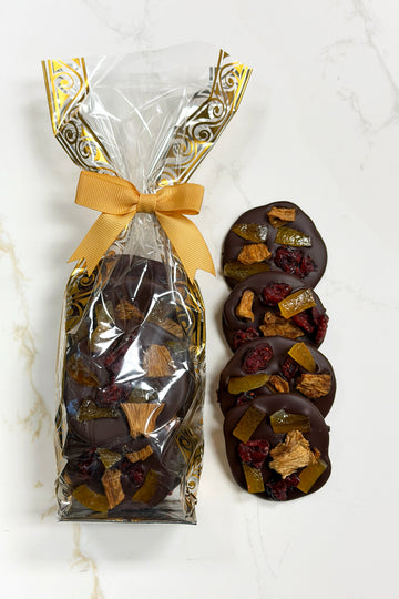 Cranberry, Orange, Pineapple Mendiants