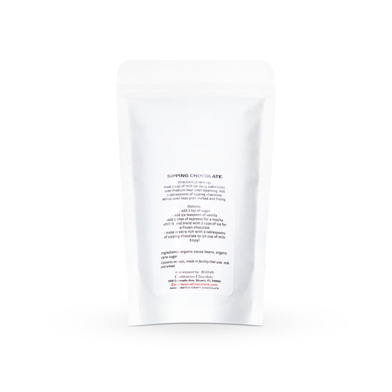 White product packaging with text on a white background