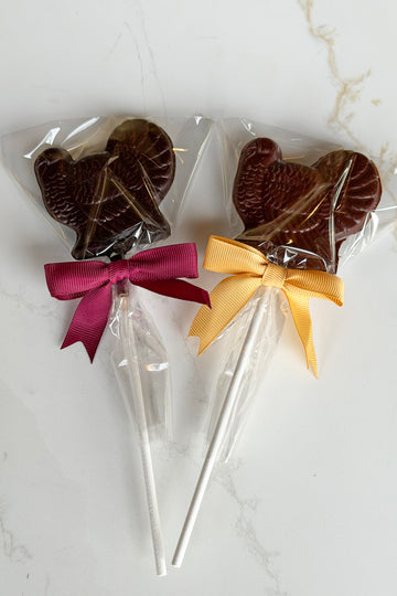 Solid Chocolate Turkey Lollipop